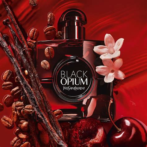 cherry ysl|BLACK OPIUM EAU DE PARFUM OVER RED .